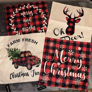 SOLD Christmas Pillows set of 4
